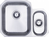 (UM0001) LH or RH classic radius cornered undermount 1.5 bowl kitchen sink
